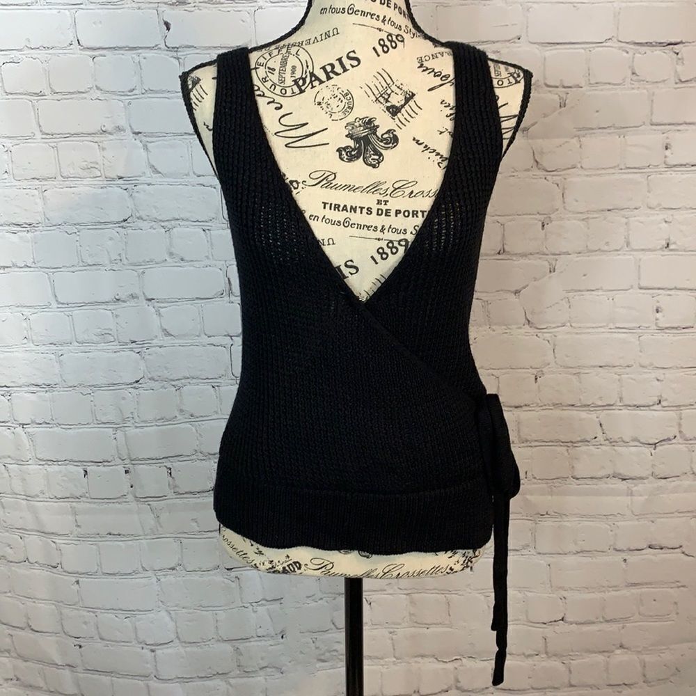 Harper Heritage knit tank top size small black